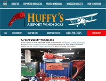 Tablet Screenshot of huffyswindsocks.com